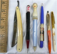 Collectable Pens and Pencils and Razor