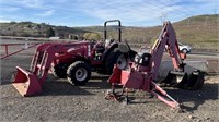Mahindra 4110 Tractor w/ML112 Loader & 509 Backhoe