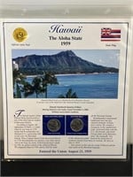 Hawaii Quarter & Stamp Collection