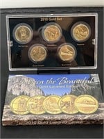 2010 America the Beautiful Gold Layered Quarter Se