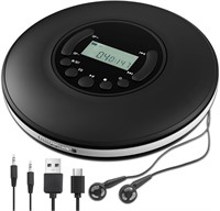 $40  Portable CD Player  Bluetooth  DC/2xAA Powere
