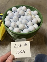 Bucket of golf balls!