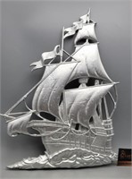Metal Pirate Ship Hanging