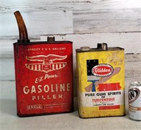 Gas & Turpentine Cans