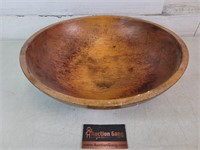 Wood Bowl 15"×14"