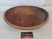 Wood Bowl 15"×13.5"