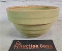 Green Ceramic Bowl 5"W