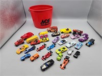 Assortment of toy cars