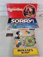 Sorry - Rummy - Aggravation Games