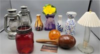 Vases, Mini Oil Lamps & More