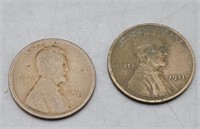 1911 Wheat Pennies