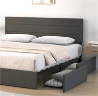 Molblly Upholstered Queen Bed Frame