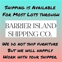 WE SHIP JUST ABOUT EVERYTHING EXCEPT FURNITURE