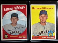 1958 & 1959 Topps Harmon Killebrew Baseball Cards