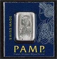 1 GRAM PAMP .999 FINE PLATINUM BAR