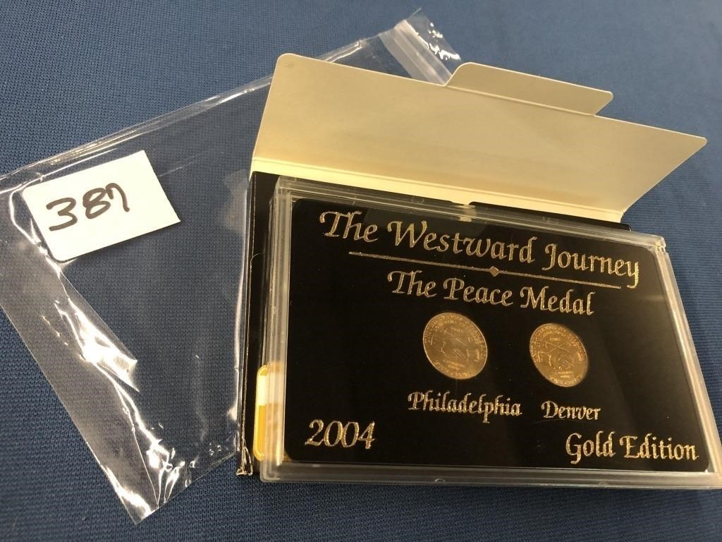 Westward Journey Peace Medal 2004 Philly,  Denver