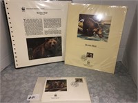 WWF Collector Stamp Brown Bear