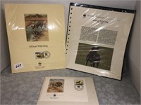 WWF Collector Stamp African wild dog