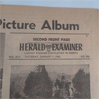 Vintage Rose Parade Special Newspaper