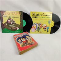 Bedtime Stories Book and Vinyl Records