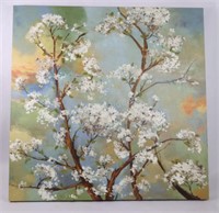 Wrap Around Stretch Spring Blossoms Canvas Print