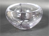 Pemarch '83 Swirl Art Glass Bowl, Canada