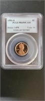 1991 S Lincoln--pcgs Pr69dram