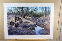 "Western Ritual-Merriam Turkeys" by Jim Kasper 91/