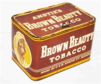 Lift  Top Ansties Brown Beauty Tobacco Tin,