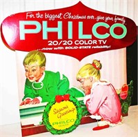 Great Fold-Out Philco Store Cardboard