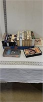 box lot of vhs tapes