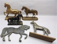 Vintage Metal Horses