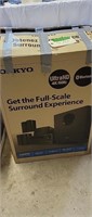 blue tooth surround sound speakers new in box