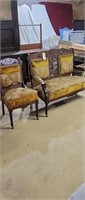 Antique setti and chair