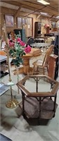 end table lamp table and flower stand