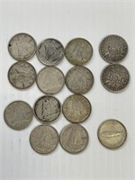 Lot of 80% Silver Foreign Coins- About 32 Grams