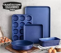 Granitestone 5 Piece Diamond Pro Bakeware Set