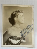 Authentic Janet Leigh Auto