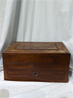 Silver Wedding Anniversary Present Wooden Chest