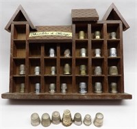 Thimbles Display-Several Sterling Silver