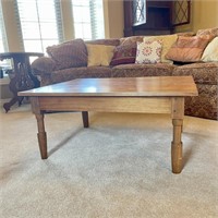 Antique Coffee Table w/ History of Table Note