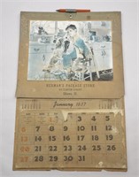 1957 Herman's Ottawa, IL Calendar