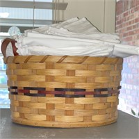 Lot of Table Linens in Basket