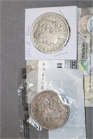 2-1891 Morgan Silver Dollars
