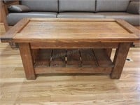 Wooden Coffee Table 19x42x21