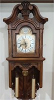 Paragon Tempus Fugit Grandfather Wall Clock w key