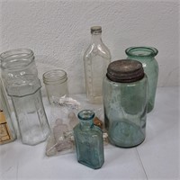 OLD BOTTLES-JARS-MISC