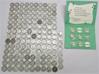 (154) Silver Mercury Dimes