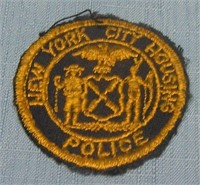 Early NY City Housing police patch