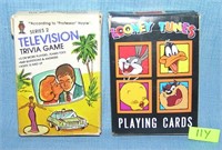 Pair of vintage playing card decks